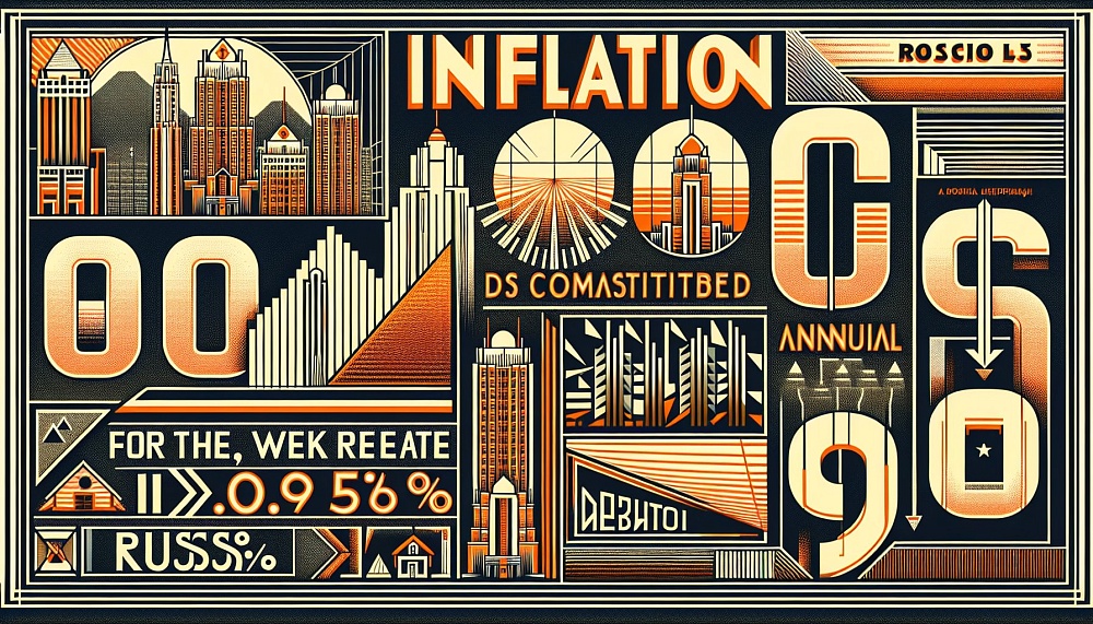Инфляция в России за неделю составила 0,05%, годовой показатель - 9,66%