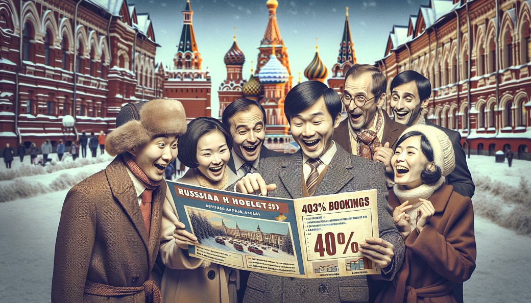 Азиатские туристы стимулируют рост бронирований в российских отелях на 40%