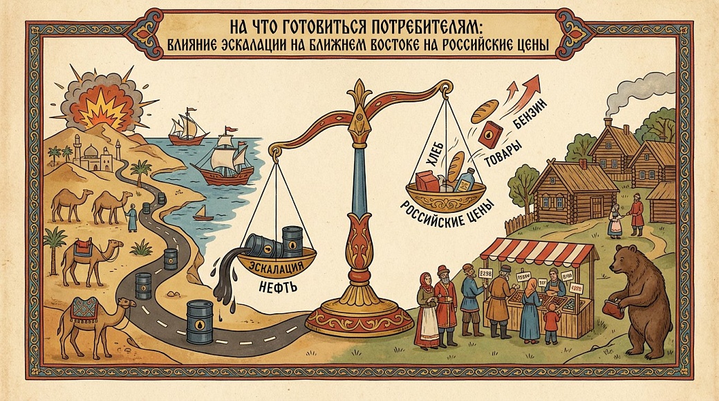На что готовиться потребителям: влияние эскалации на Ближнем Востоке на российские цены