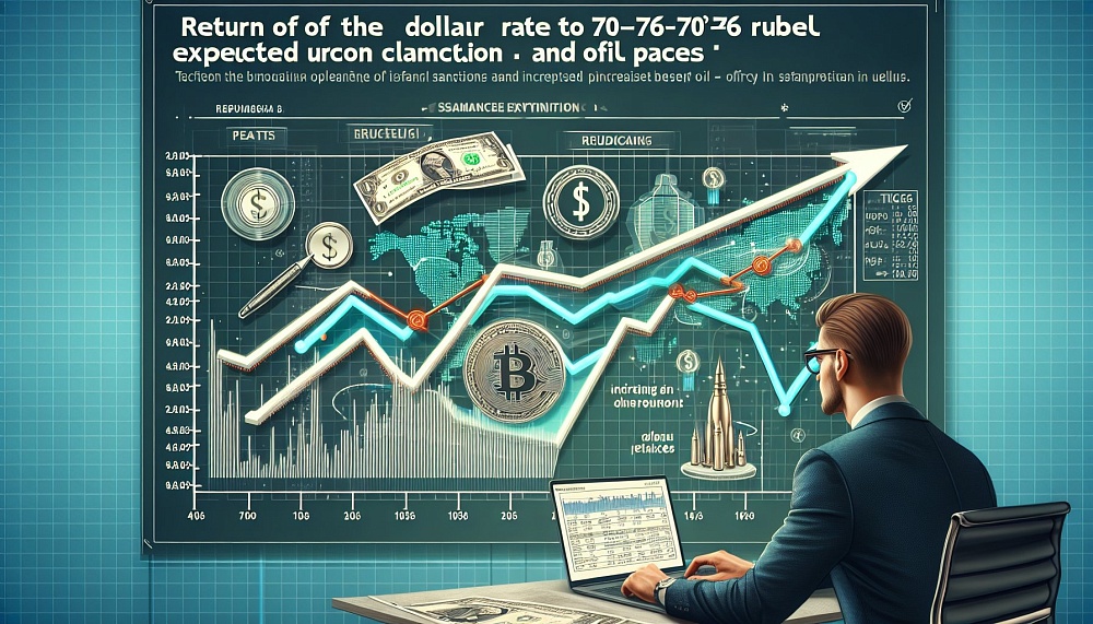 Возвращение курса доллара к уровням 70-76 рублей ожидается при отмене санкций и росте цен на нефть - финансовый эксперт