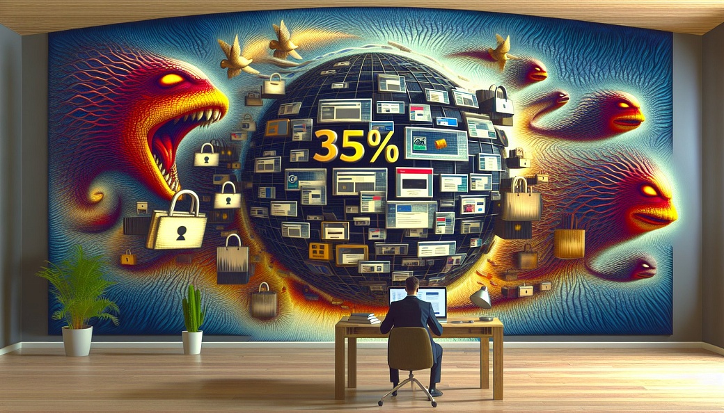 Фишинговые сайты под маской онлайн-магазинов: 35% мошенничества в интернете