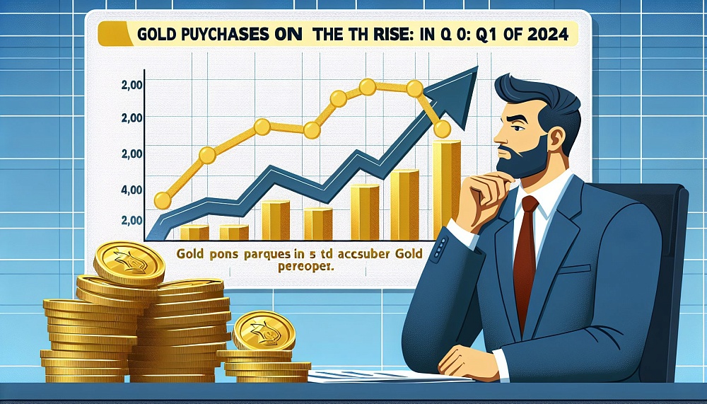 Россияне активно скупают золото: за I квартал 2024 года приобретено 5 тонн в ВТБ