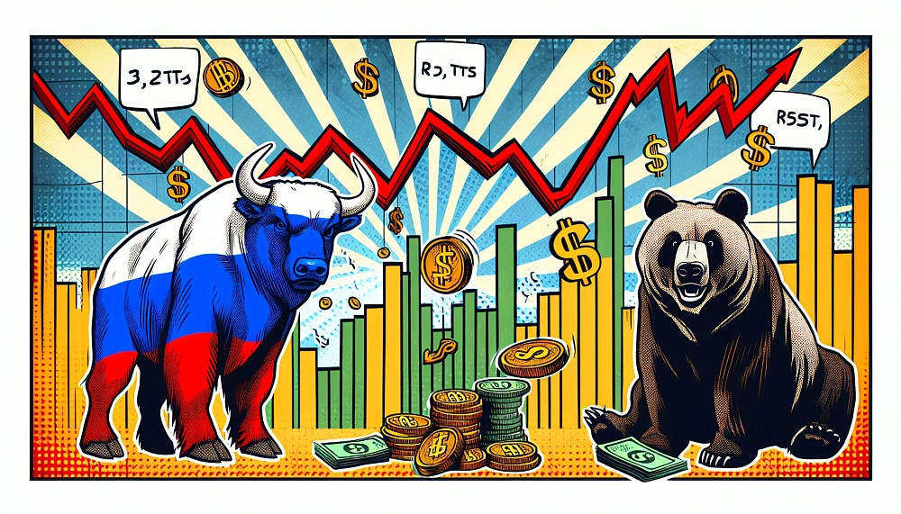 Фондовые индексы России показали смешанную динамику: Мосбиржа снизилась, РТС немного вырос