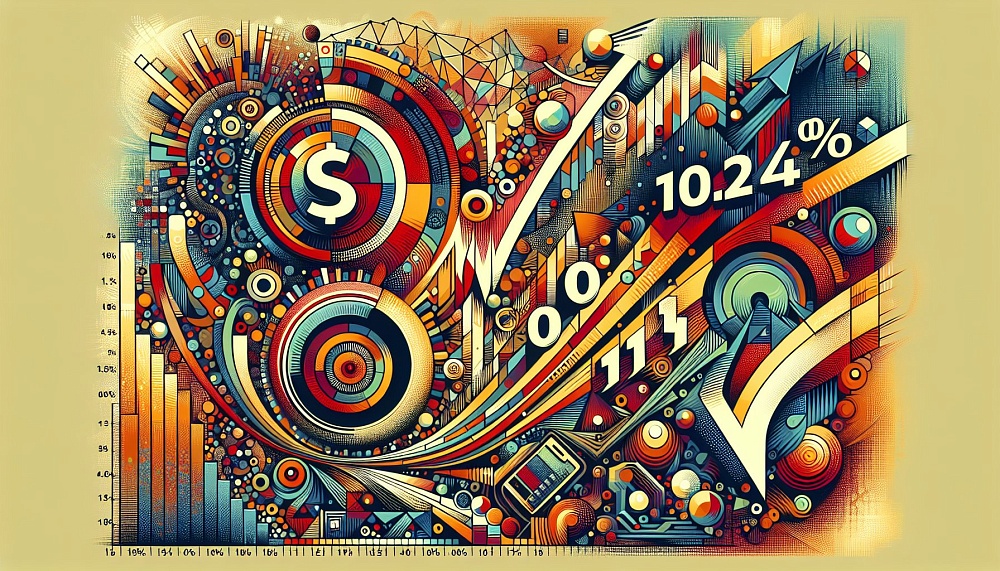 Инфляция в России ускорилась до 10,24% годовых