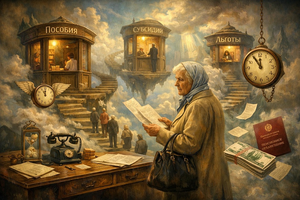 Какие социальные выплаты пенсионерам нужно оформлять лично