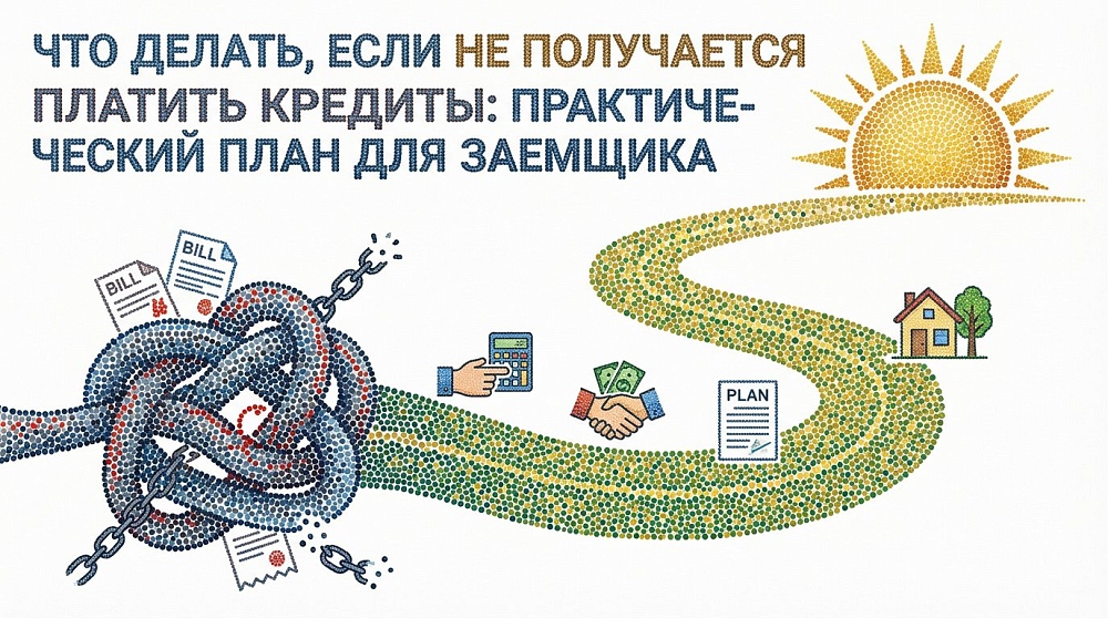 Что делать, если не получается платить кредиты: практический план для заемщика