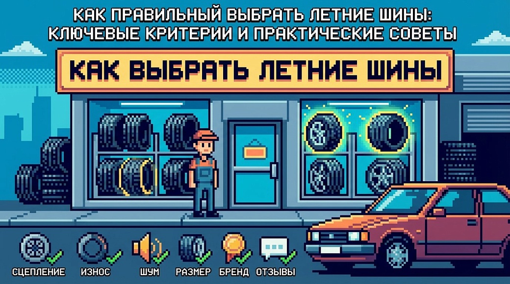 Как правильно выбрать летние шины: ключевые критерии и практические советы