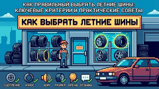 Как правильно выбрать летние шины: ключевые критерии и практические советы