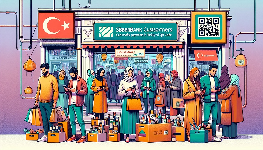 Клиенты Сбера могут оплачивать покупки в Турции через QR-код