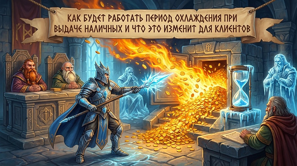 Как будет работать период охлаждения при выдаче наличных и что это изменит для клиентов