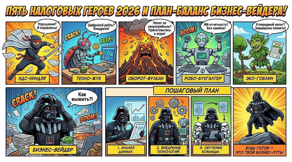 Пять налоговых нововведений 2026 и пошаговый план подготовки бизнеса