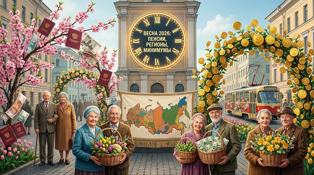 Что изменится в пенсиях весной 2026: кому повысят выплаты и какие минимумы будут по регионам
