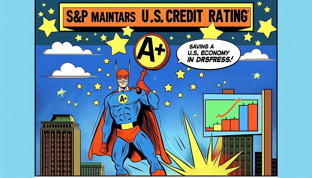S&P сохранило кредитный рейтинг США на уровне AA+.