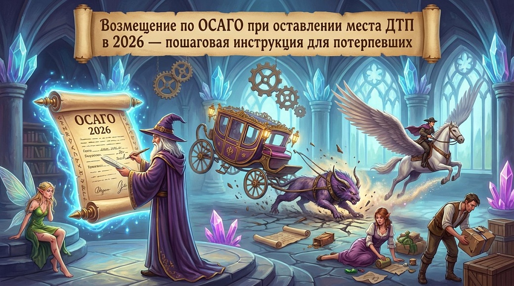 Возмещение по ОСАГО при оставлении места ДТП в 2026 — пошаговая инструкция для потерпевших