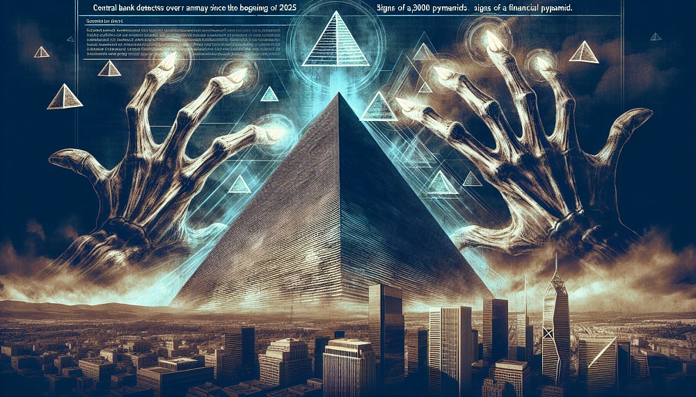 Центробанк обнаружил свыше 3 тыс. финансовых пирамид с начала 2025 года. Признаки финансовой пирамиды.