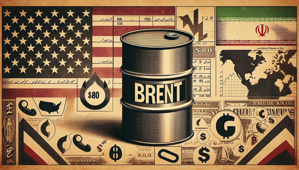 Цена на нефть Brent превысила $80 из-за ударов США по Ирану и эскалации на Ближнем Востоке