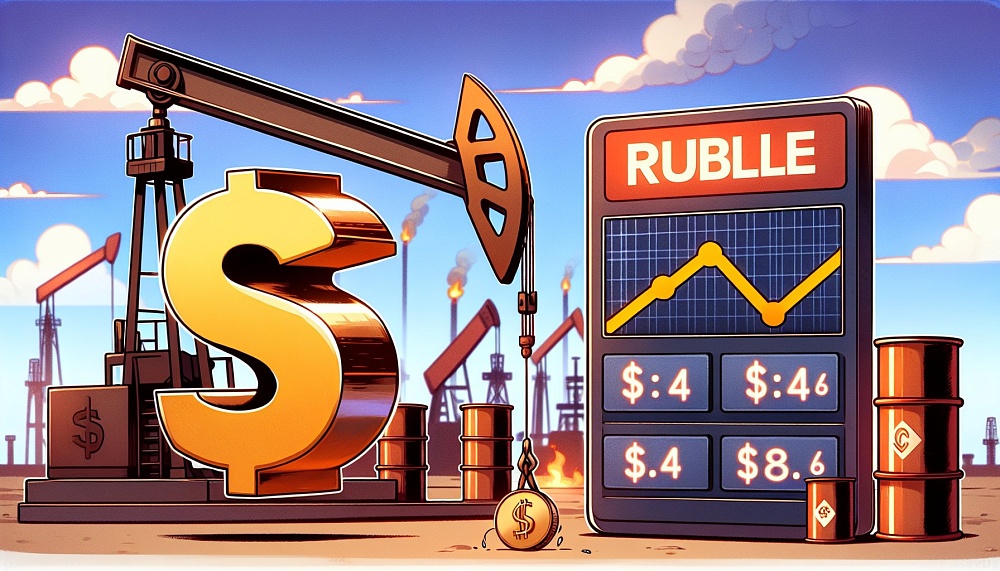 Российский рубль: Нефть поддерживает, но доллар возвращается к 84 рублям