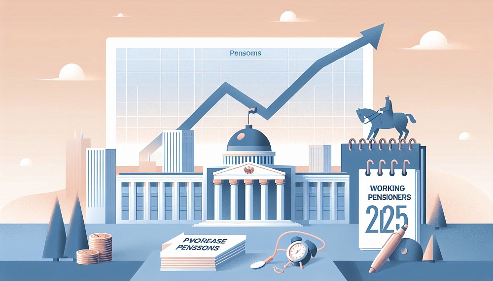 Увеличение пенсий для работающих пенсионеров с 2025 года: Госдума приняла закон