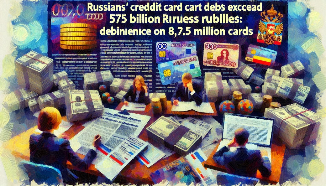Долги россиян по кредиткам превысили 575 млрд рублей: просрочки на 8,3 млн карт