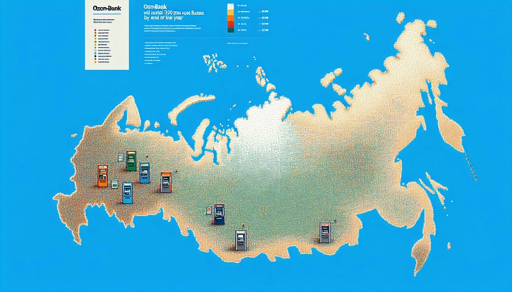 Озон-банк установит 350 банкоматов по всей России до конца года