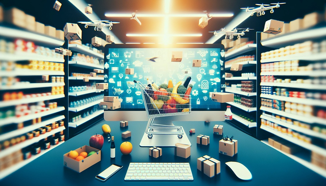 Рост онлайн-продаж продуктов питания в России на 40% сопровождается кадровым дефицитом и автоматизацией доставки.