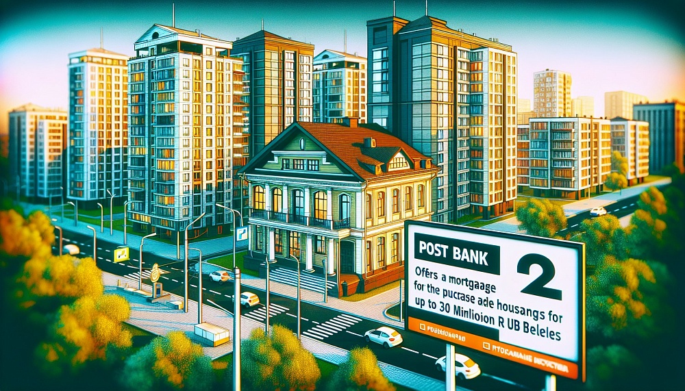 Почта Банк предлагает ипотеку на покупку готового жилья до 30 млн рублей