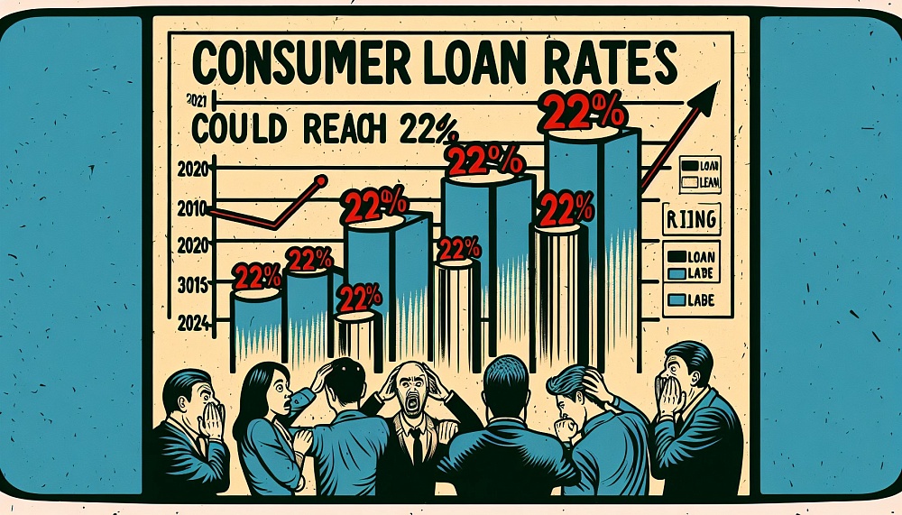 Прогноз: ставка по потребительским кредитам в 2024 году может достигнуть 22%