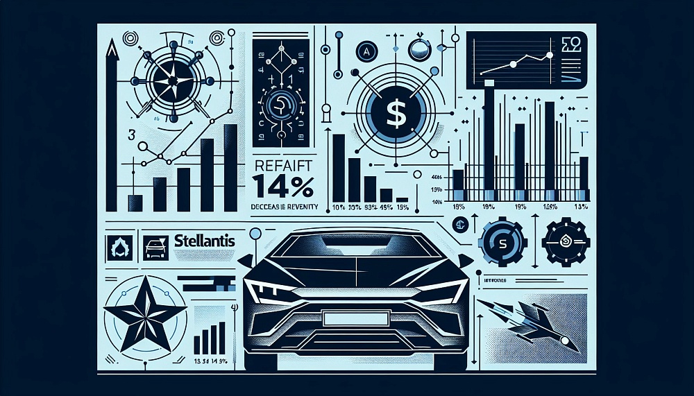 Выручка Stellantis в I квартале упала на 14% до €35,8 млрд