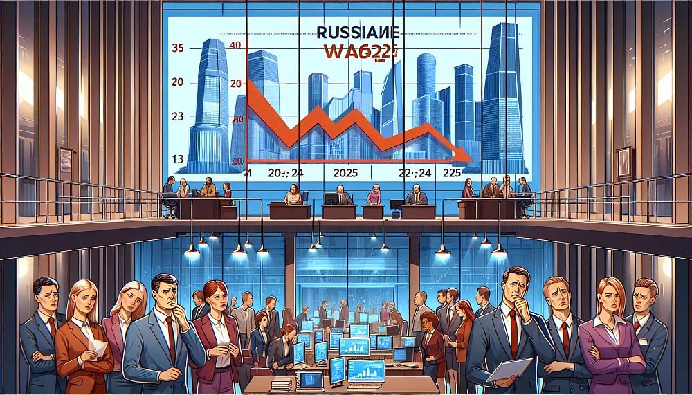 Компании России приостановят рост зарплат в 2025 году из-за высокой ключевой ставки