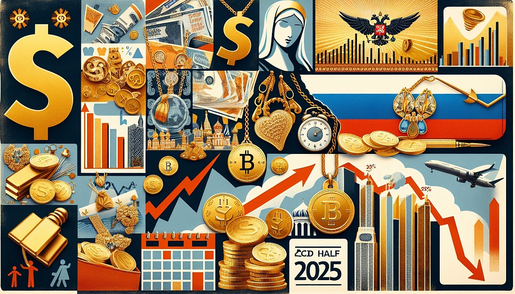 Число россиян, закладывающих ювелирные украшения, вырастет на 30% во втором полугодии 2025 года из-за снижения кредитных ставок и роста цен на золото