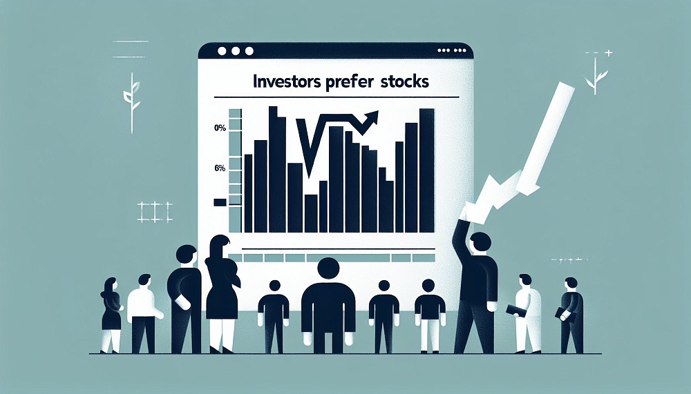 Инвесторы предпочитают акции: исследование 2024 года.
