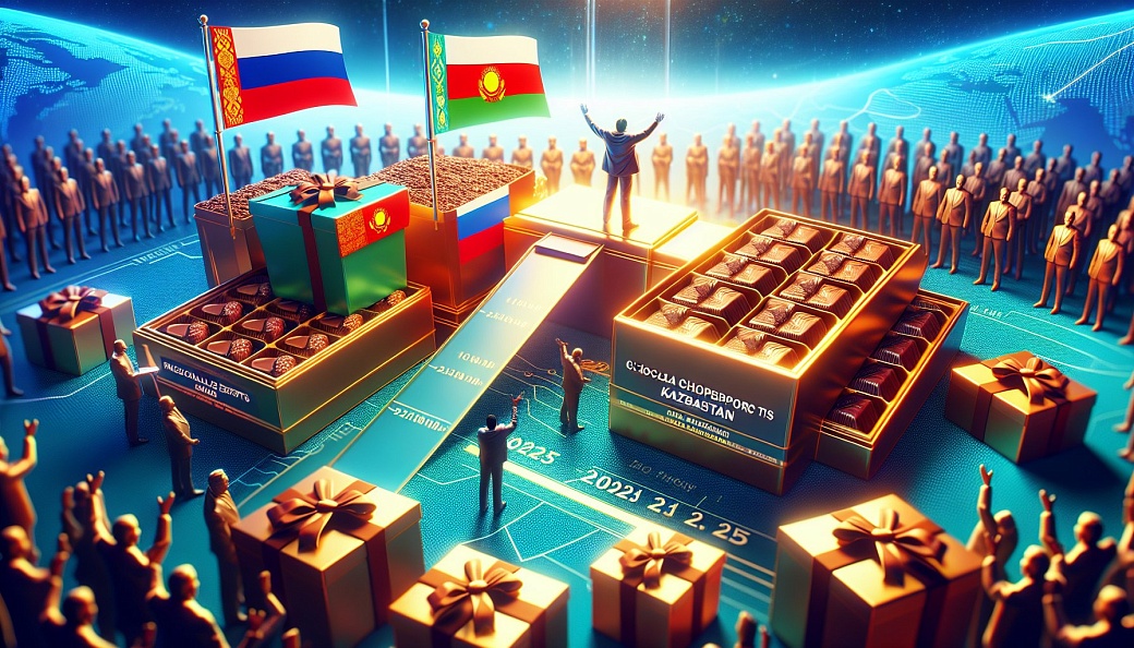 Россия лидирует по экспорту шоколада в Казахстан и Азербайджан в 2025 году