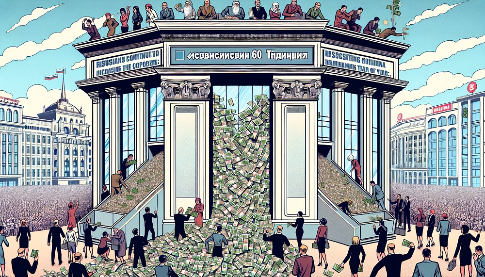 Россияне продолжают наращивать вклады: депозиты превысили 60 трлн руб. с начала года