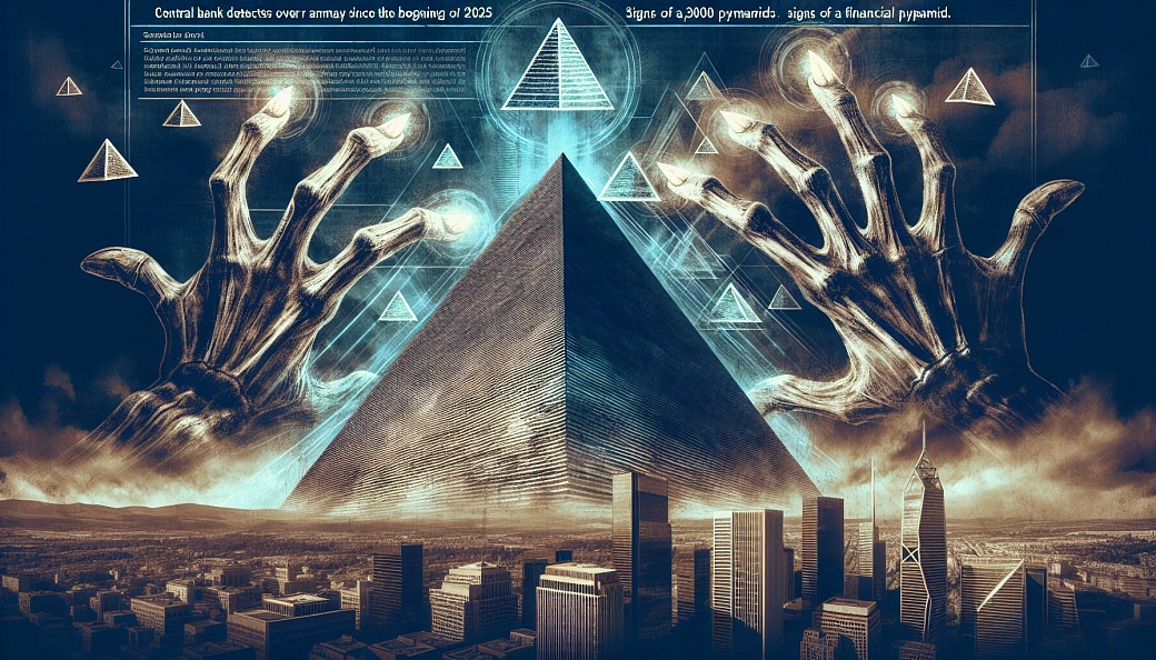 Центробанк обнаружил свыше 3 тыс. финансовых пирамид с начала 2025 года. Признаки финансовой пирамиды.