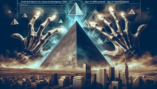 Центробанк обнаружил свыше 3 тыс. финансовых пирамид с начала 2025 года. Признаки финансовой пирамиды.
