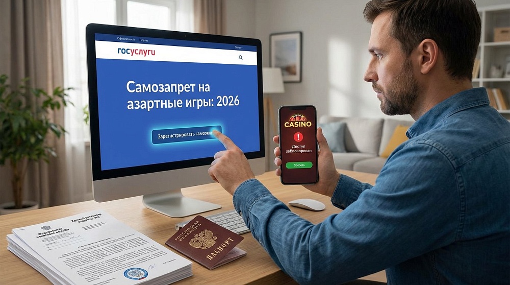 Как будет работать самозапрет на азартные игры в России с 2026 года