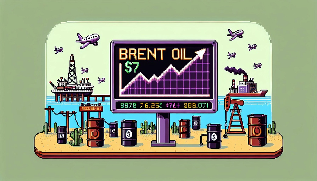 Цена нефти Brent превысила $79 впервые с января