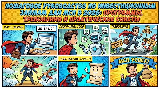 Пошаговое руководство по инвестиционным займам для МСП в 2026: программы, требования и практические советы