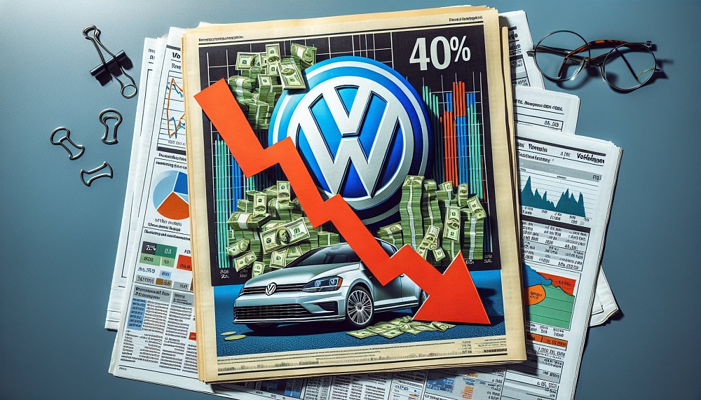 Прибыль Volkswagen рухнула на 40%, не дотянув до прогнозов аналитиков