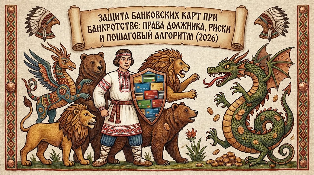 Защита банковских карт при банкротстве: права должника, риски и пошаговый алгоритм (2026)