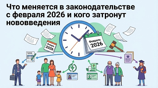 Что меняется в законодательстве с февраля 2026 и кого затронут нововведения