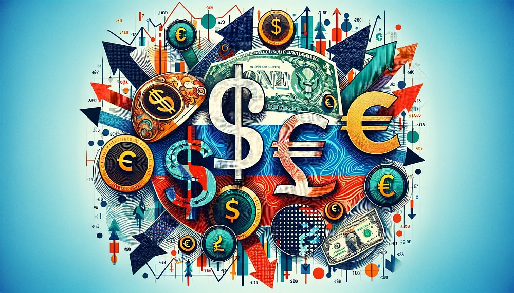 Российская валюта уступает доллару и евро, фондовые индексы разнонаправлены.