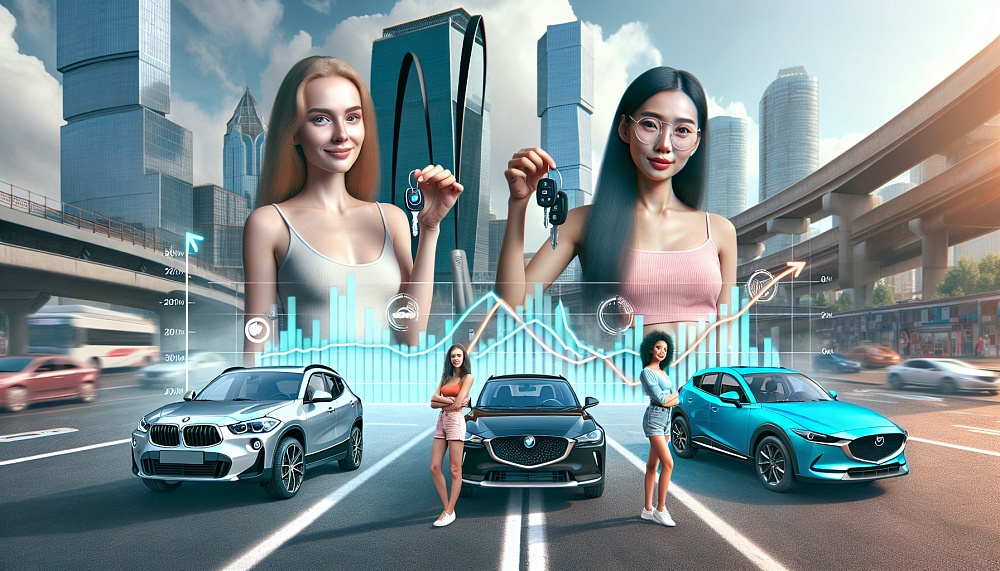 Женщины в России предпочитают BMW X2 и Mazda CX-30: аналитика страхового рынка