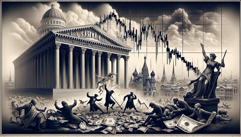 ЦБ снизил ставку, индекс Мосбиржи упал ниже 2800