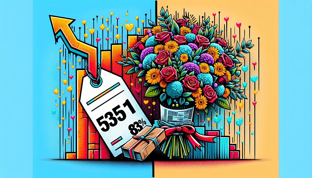 Стоимость букета к 8 марта выросла на 18%: средний чек доходит до 5351 рублей