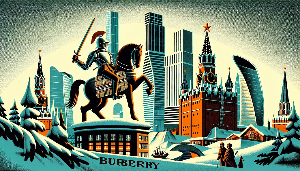 Burberry продлевает аренду офиса в Москве, оставаясь в стране несмотря на уход из России.