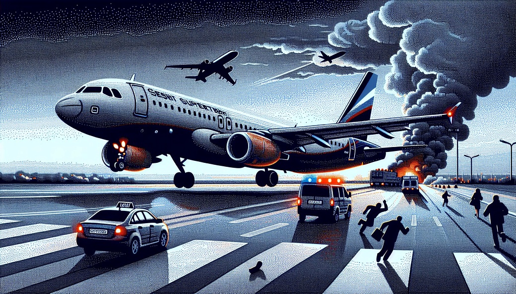 Sukhoi Superjet 100 экстренно вернулся в Омск из-за технической неисправности.