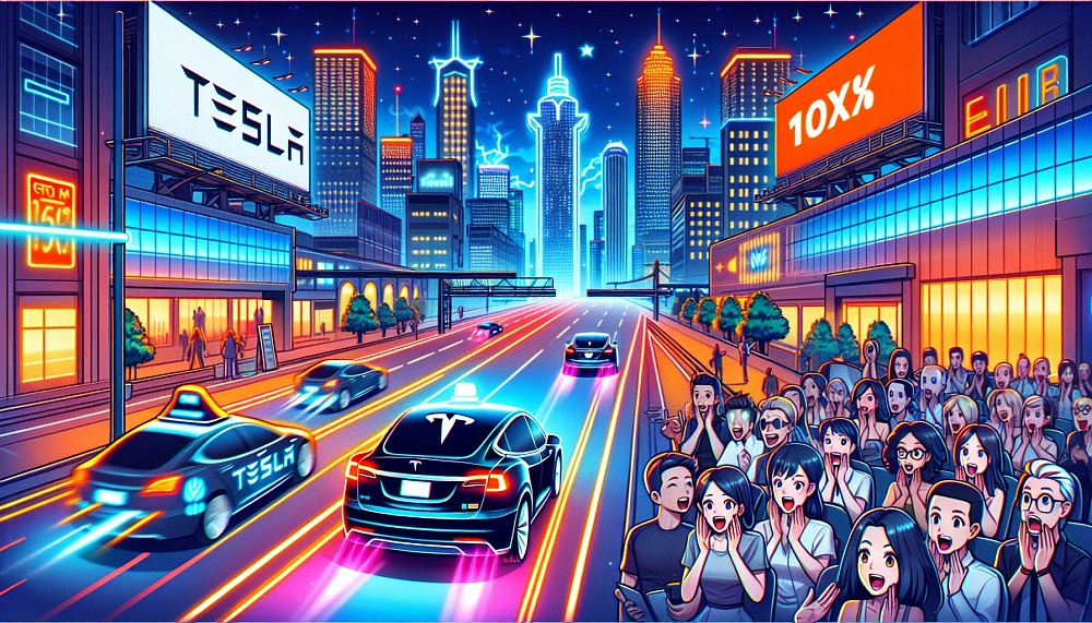 Акции Tesla подскочили на 10% после запуска беспилотного такси в Техасе.