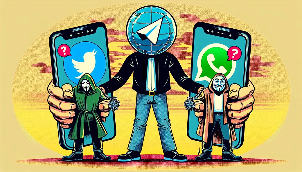 Роскомнадзор ограничил звонки в Telegram и WhatsApp из-за преступной активности пользователей
