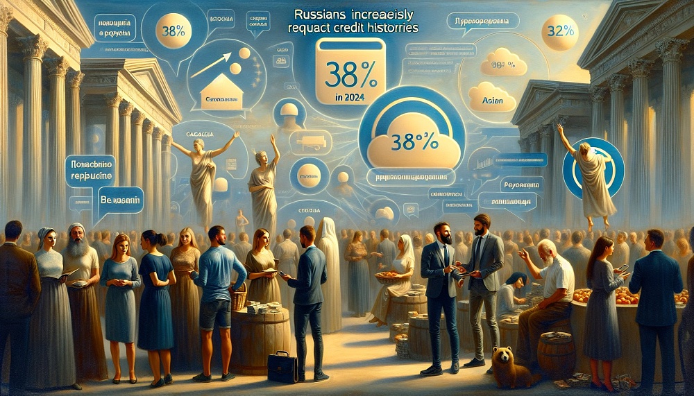 Россияне активнее запрашивают кредитные истории: рост на 38% в 2024 году
